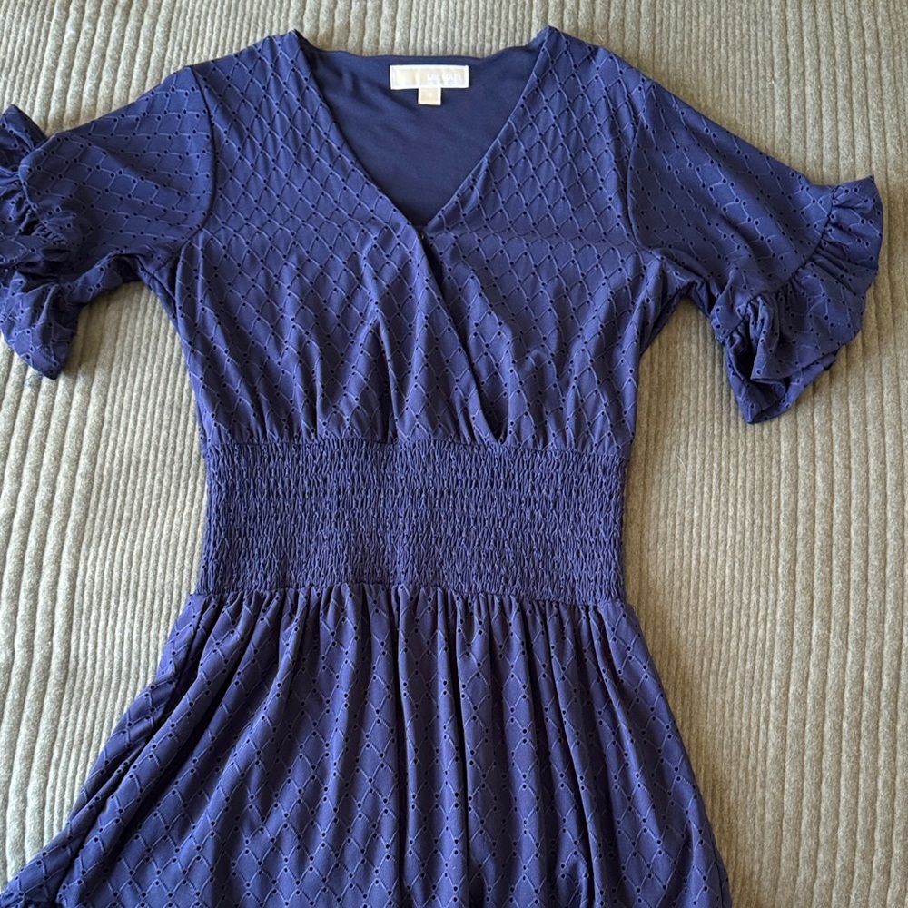 Michael Kors Blue Mini Dress